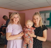 Инна Мухина посетила семьи с Донбасса и Украины