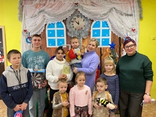 Новогоднее поздравление детей в социальном приюте Карачевсого района
